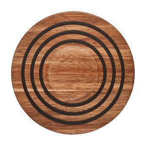 Le Creuset Magnetic Wooden 8 in Trivet NEW